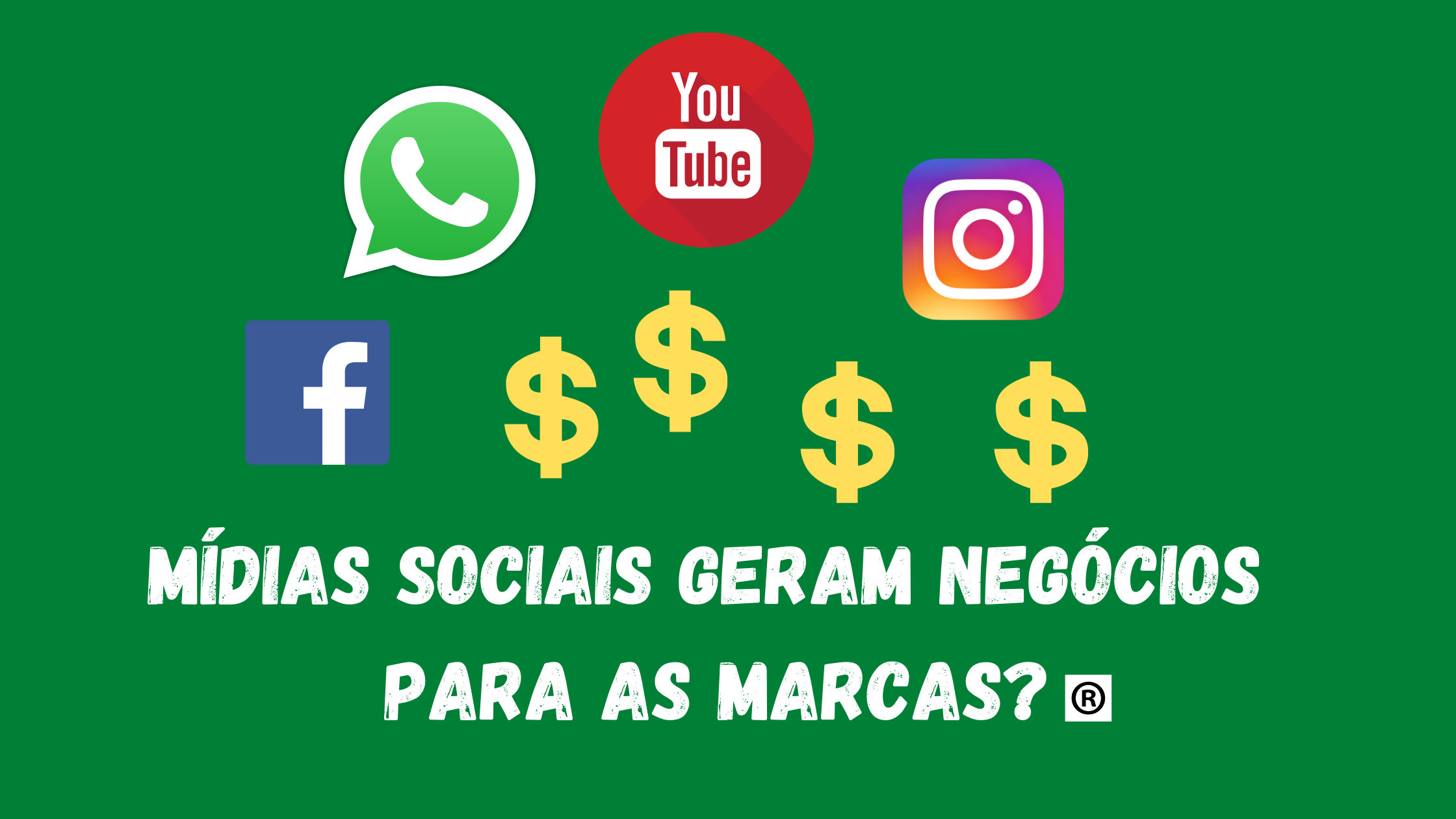 mídias sociais geram negocios