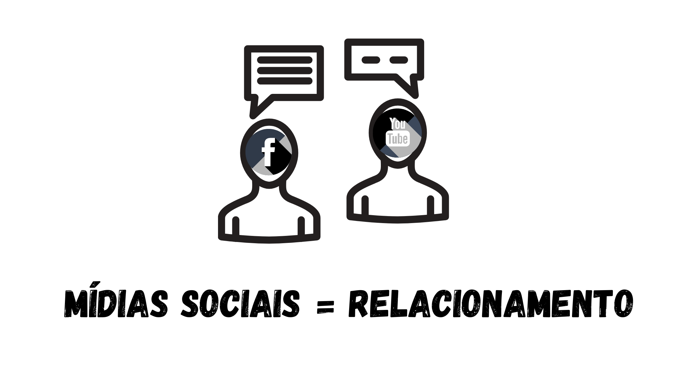 mídias sociais = relacionamento